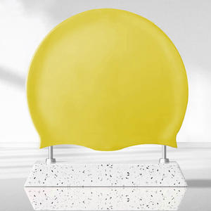 <span class=keywords><strong>Gorro</strong></span> de natación de látex de silicona para <span class=keywords><strong>piscina</strong></span> con logotipo personalizado para adultos - Product Image 4