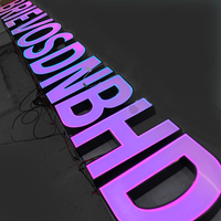 Tira de LED RGB Programable en Forma de Ola SMD5050 WS2815 DC12V para Personalizar Letreros Coloridos