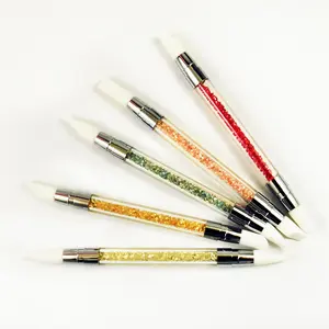 Hot Selling Wax Pencil für Strass Acryl griff Dual End Strass Picker Punkt ier stift mit zusätzlichen 3 Wachs stifts pitzen