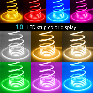 <span class=keywords><strong>Ruban</strong></span> <span class=keywords><strong>LED</strong></span> flexible AC <span class=keywords><strong>220V</strong></span>, lumière néon, IP65 étanche, matériau ABS, bleu glacé/rose/jaune/violet/blanc/rouge, bande pour la maison et le jardin - Product Image 2