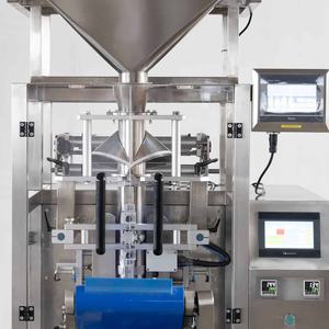 Aperitivos inflados con <span class=keywords><strong>palomitas</strong></span> de maíz saladas, galletas, bolsa de goma de <span class=keywords><strong>caramelo</strong></span>, máquinas de envasado y llenado de pesaje multifunción automático - Product Image 4