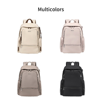 Sac à dos imperméable pour femme avec protection RFID, capacité moyenne, design ergonomique pour les voyages d'affaires et l'usage quotidien