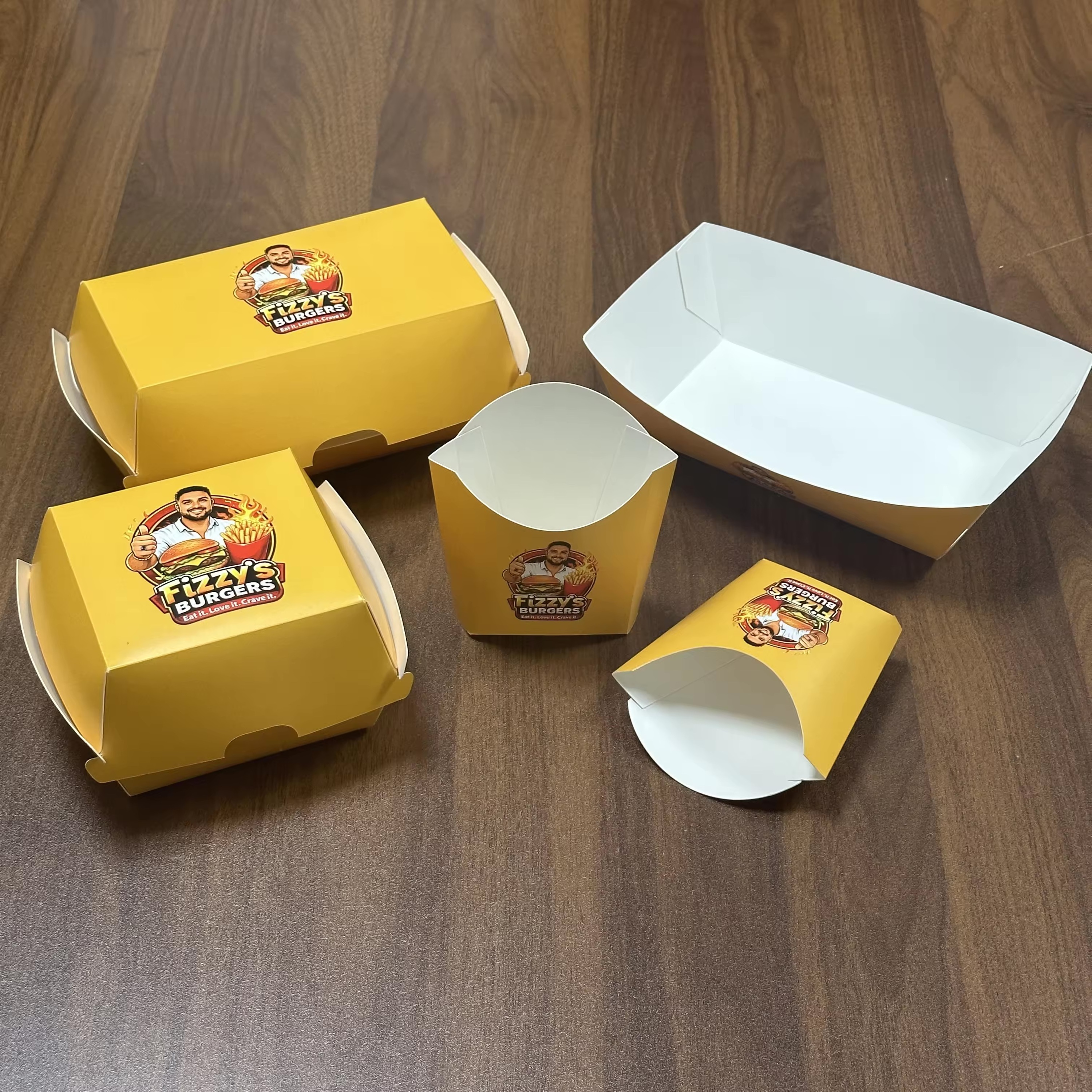 Boîte à burger personnalisée