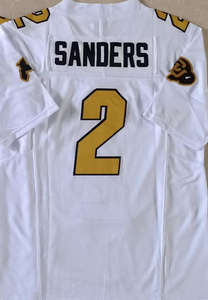 2025 New 12 Travis Hunter <span class=keywords><strong>2</strong></span> Shedeur Sanders 21 Shilo Sanders Großhandel Günstige US America College Stitched Football Jersey Shirts - Product Image 4