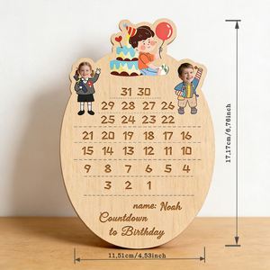 Placa Ovalada Moderna de Madera DIY para Nacimiento de Bebé, Encantadora Letrero de Anuncio de Recién Nacido, Arte Folclórico, Regalo para el Hogar/Negocio, Artesanía Hecha a Mano Pintada - Product Image 2