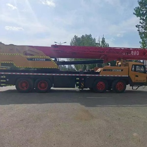 SANY 80 Ton Used Truck <b>Crane</b> Mobile Hydraulic All Terrain Lifting Equipment Construction Machinery PLC Motor - Product Image 2