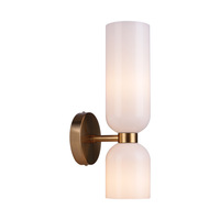 Stellight – applique murale moderne et créative en fer et verre, design italien en albâtre, double tête LED, 4100K neutre, pour chambre à coucher et salon
