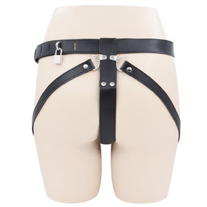 Correa de cinturón de castidad masculina para adultos BDSM Bondage Lock Pants Hombre <span class=keywords><strong>Casero</strong></span> Cinturones de castidad masculina Cinturón de castidad esclavo <span class=keywords><strong>masculino</strong></span> Juguetes sexuales - Product Image 2