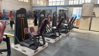 Machine d'abducteur/adducteur de hanche chargée par goupille intérieure et extérieure de cuisse d'utilisation commerciale de gymnase