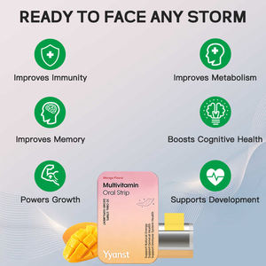 Tiras Orales de Biotina Multivitamínica para Adultos OEM/ODM, Favorecen la Salud de la Piel, el Metabolismo y la Visión, Suplemento Dietético de Disolución Rápida - Product Image 4