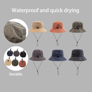 Custom Foldable Cap Portable Quick Dry Waterproof Camp UV Sun Protection Fishing Fisherman <strong>Bucket</strong> <strong>Hat</strong> - Product Image 2