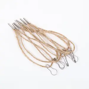 ZD High-Grade rami Hang Tag String/tali Tie dengan pin pakaian Tag Stings