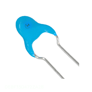 Manufacturer Channel Through Hole CAP CER 4700PF 2KV RADIAL DEBF33D472ZA2B 4700 pF Radial Disc Ceramic Capacitor - Product Image 1