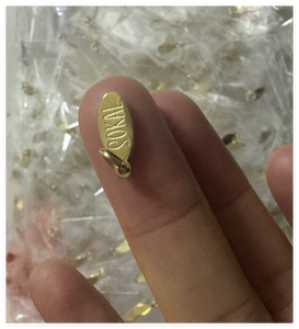 ป้ายโลหะสั่งทำ Aceon Yiwu ป้ายสแตนเลสสลักโลโก้ ป้ายแบรนด์แฟชั่น ป้ายปั๊มชื่อแบรนด์ - Product Image 6