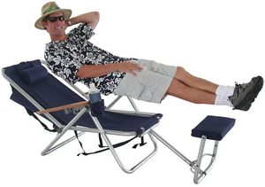 Silla de Pesca Aioiai, la Mejor Silla de <span class=keywords><strong>Playa</strong></span> con Reposapiés, Silla Plegable de Descanso para Siesta - Product Image 5
