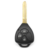 Coque de clé de voiture à 3 boutons Toy43, remplacement de coque de télécommande pour clés de véhicule, outils de serrurier