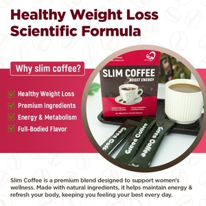Café Instantáneo Halal al por Mayor de Chinaherbs, Café Verde Natural para Adelgazar Rápido, Quema Grasa, en Caja - Product Image 4