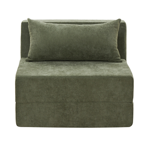 可转换折叠压缩沙发床枕头加厚高密度泡沫可折叠床垫单人睡椅沙发供应商 - Product Image 4