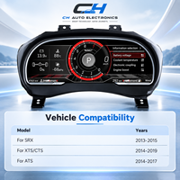 Pour Cadillac ATS / ATS-L 2014-2017, tableau de bord numérique LCD 12,3 pouces, compteur de vitesse, remplacement plug and play