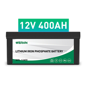 Weran <span class=keywords><strong>12V</strong></span> 400ah Lithium sắt Phosphate pin dài chu kỳ cuộc sống có thể sạc lại Off Grid <span class=keywords><strong>Battery</strong></span> pack với CE chứng nhận - Product Image 1
