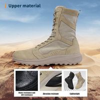 Emersongear Vente en Gros Usine Bottes Tactiques Désert en Cuir Noir pour Hommes