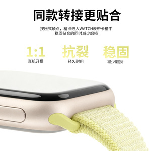 Correas compatibles con Watch S11, tipo Loop-and-Loop, de nailon trenzado, universales para la serie Made China Pearlized - Product Image 3
