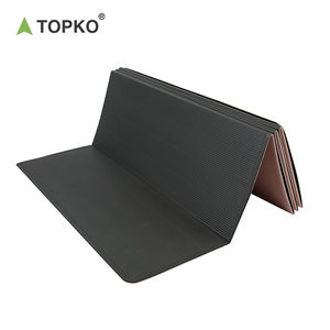 TOPKO Tissu high-tech écologique de qualité supérieure + tapis de yoga POE à 8 plis avec logo personnalisé, tapis de yoga pliant antidérapant et facile à ranger - Product Image 6
