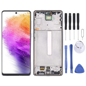Schermo LCD per <span class=keywords><strong>Samsung</strong></span> Galaxy <span class=keywords><strong>A73</strong></span> <span class=keywords><strong>5G</strong></span> SM-A736B, Digitalizzatore Touch Screen, Assemblaggio Completo con Cornice, Display LCD per Telefoni Cellulari - Product Image 1