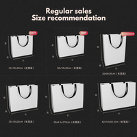 Sacs en papier laminés avec logo en feuille d'or personnalisés et recyclables, emballage de luxe, papier blanc de qualité supérieure, sacs cadeaux pour vêtements, sacs de magasinage