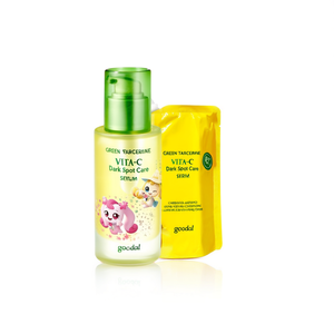 <b>Goodal</b> Green Tangerine Vita-<b>C</b> Dark Spot Care <b>Serum</b> 50ml Refill Set With Pouch - Product Image 2