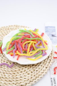 Festival de Compras: Caramelos de Goma Innovadores con Forma de Fideos, Dulces de Frutas Multicolor, Venta al por Mayor y Exportación a Granel - Product Image 3