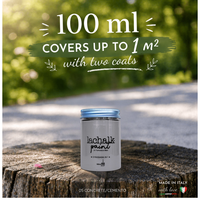 Peinture acrylique hybride LaChalk 05 CONCRETE 100ml, peinture pour meubles, revêtement liquide, fabriqué en Italie