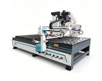 Routeur CNC ATC avec broche de refroidissement par air de 9 kW et magazine à 12 outils pour armoires de cuisine
