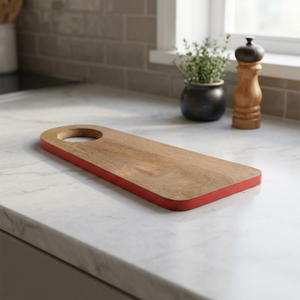 Planches à découper en bois de manguier pour fruits, légumes, pizza, pain – Ustensiles de cuisine suspendus pour planches à découper et planches à fruits - Product Image 2