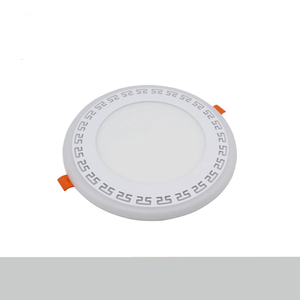 Bảng Đèn Led Nhiều Màu Hình Vuông Tròn Thương Mại Khách Sạn Trong Nhà Bằng Nhôm Siêu Mỏng Hai Màu 3 + 3W 6 + 3W 12 + 6W 18 + 6W - Product Image 5