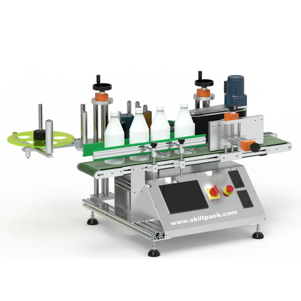Desktop Type Round Bottle Labeling Machine for Small business Factory