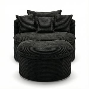 Canapé-<span class=keywords><strong>lit</strong></span> inclinable <span class=keywords><strong>de</strong></span> jeu en tissu moderne, mousse à mémoire <span class=keywords><strong>de</strong></span> forme, design modulaire pliable, compact, une place pour le salon - Product Image 2