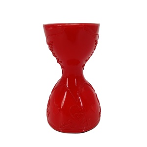 Venta al por mayor de resina negra en forma de reloj de arena para el hogar portavelas decorativo estilo artesanal - Product Image 5