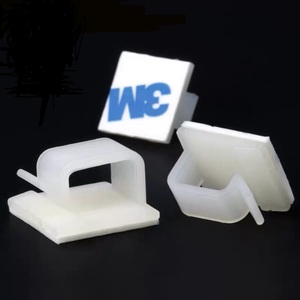 Self-adhesive Car Cable <strong>Clamp</strong> 3m Adhesive Cable <strong>Clips</strong> <strong>Clamps</strong> Plastic Nylon Cable Organizer <strong>Clip</strong> - Product Image 2