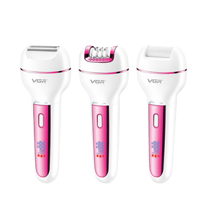 เครื่องกำจัดขน VGR V-722 IPX5 สำหรับผู้หญิง เครื่องโกนขนไฟฟ้า ชุดอุปกรณ์ดูแลขน กำจัดหนังด้าน สำหรับใบหน้า ลำตัว บริเวณขาหนีบ เครื่องเล็มขนบิกินี่ กำจัดขน - Product Image 5