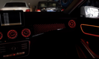 Éclairage ambiant actif LED pour voiture Mercedes Benz CLA/GLA Classe W156 W117, éclairage décoratif intérieur 64 couleurs, accessoires