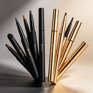 Confezione Cosmetica in Tubo di Plastica Morbida a Doppia Estremità per Smalto per Unghie con Etichetta Privata - Product Image 1