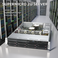 SYS-620P-TR 2U Rackmount Tower Server Barebone LGA 4189 DDR4 3200MHz ECC LRDIMM/RDIMM kondisi baru NAS Server Xeon SSD