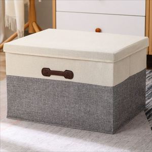 <b>Large</b> Capacity Fabric Storage Box Household Wardrobe Storage <b>Bins</b> Used in <b>Kitchen</b> Bedroom - Product Image 1
