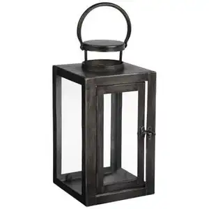 new design table decor artificial lantern solar candle vintage storm lantern for decor