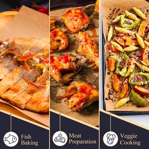 โรงงานที่กําหนดเองบาร์บีคิวซิลิโคนน้ํามันกระดาษอบแฮมเบอร์เกอร์แซนวิชกระดาษบรรจุภัณฑ์บรรจุภัณฑ์อาหาร parchment กระดาษ - Product Image 6