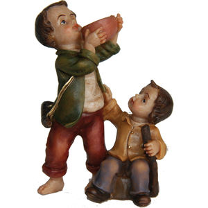 Figurines de la Nativité peintes à la main pour enfants, marque ZICOM, origine Allemagne, 11-12 cm, figurines et jouets de Noël, modèle 9069-K911-11 - Product Image 1