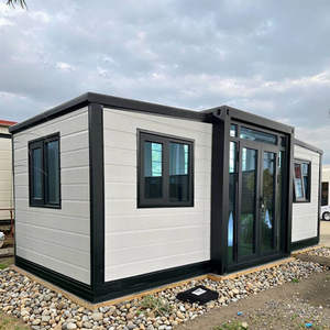 Роскошный современный 30-футовый расширяемый стальной контейнерный сборный двухэтажный дом-вилла, отель, офисное здание, азиатский дизайн, водонепроницаемый - Product Image 2