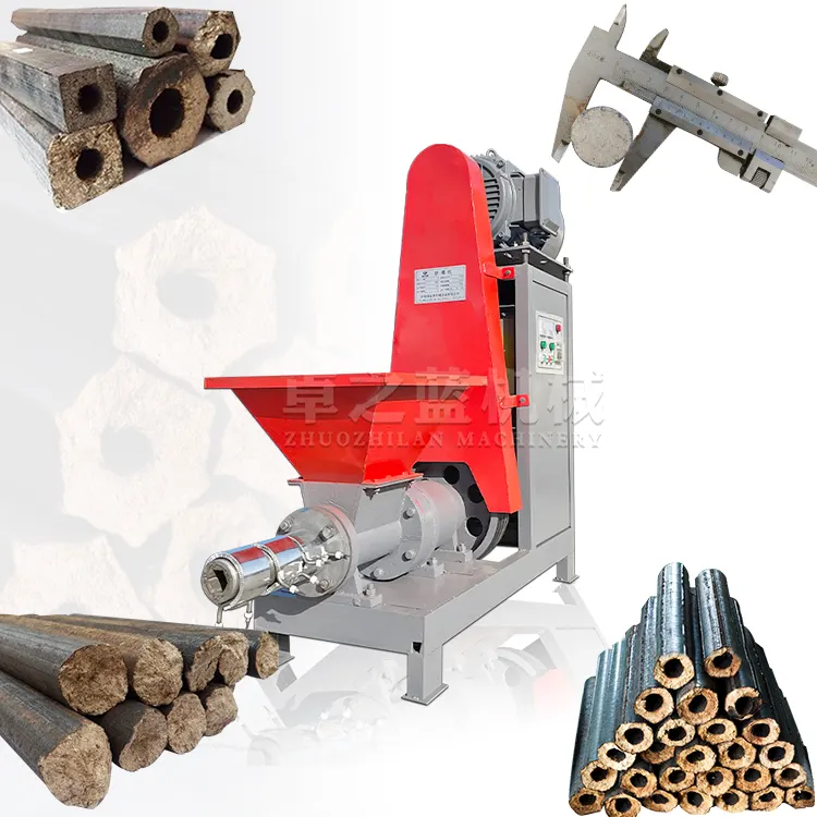 Usine Personnaliser la sciure de bois de coco tourbe noix de charbon de bois carbonella par briket faisant la ligne de production de briquettes à vendre