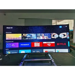 Brand new tv curved large 75 inch high quality 105 inch curved tv 4k curved screen led tv